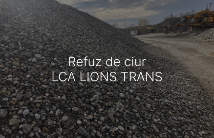 Refuz de ciur &icirc;n carieră