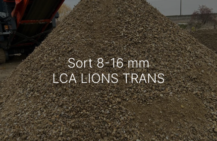 Sort 8-16 mm, grămadă la descărcare